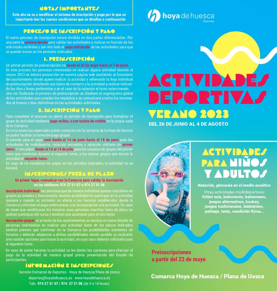 Imagen Actividades deportivas verano 2023 - 1 -