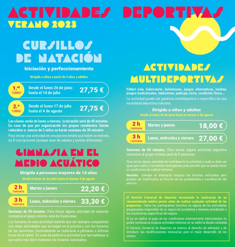 Imagen Actividades deportivas verano 2023 - 2 -