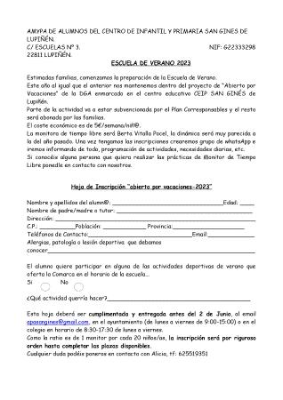 Imagen Inscripción escuela de verano 2023 (1)