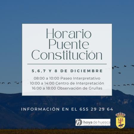 HORARIOS APERTURA CENTRO DE INTERPRETACIÓN MONTMESA PARA ESTE PUENTE DE...