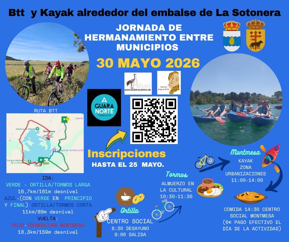 Imagen JORNADA DE HERMANAMIENTO ENTRE EL MUNICIPIO DE ALCALÁ DE GURREA Y EL NUESTRO. EL 30 DE MAYO 2026.