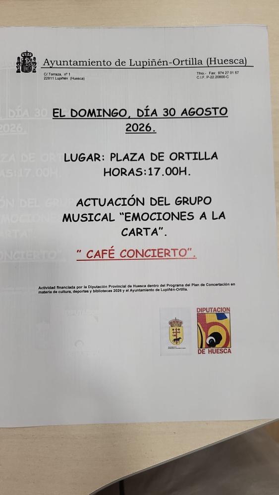 Imagen Actuación café concierto 
