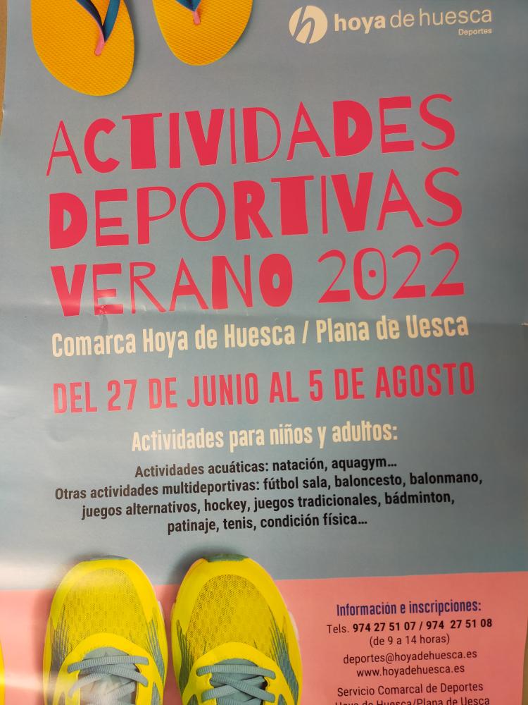 Imagen Actividades deportivas verano 2022